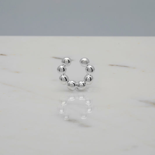 Ear cuff bubble small Argento 925