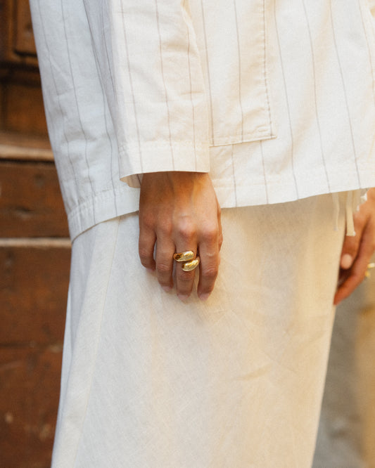 Anello Lorène oro 18kt placcato
