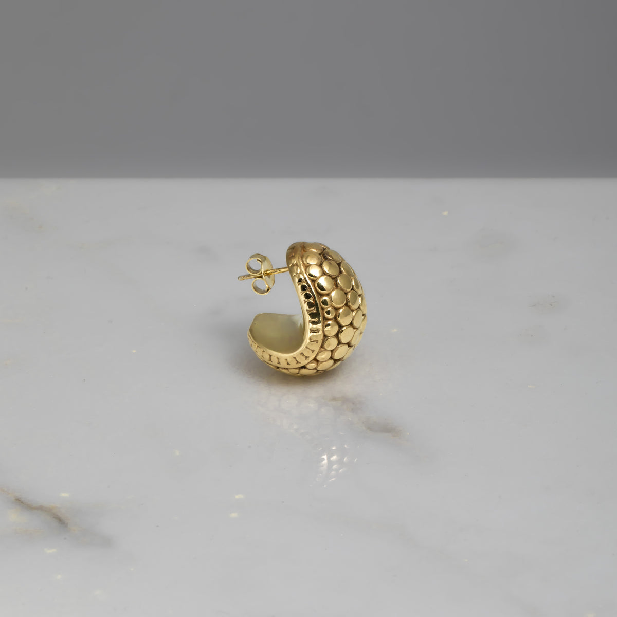 Pendientes Natalie baño de oro 18kt