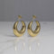 Pendientes Criseide chapados en oro de 18kt