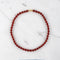 Collier Cornaline rouge