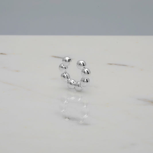 Ear cuff bubble small Argento 925