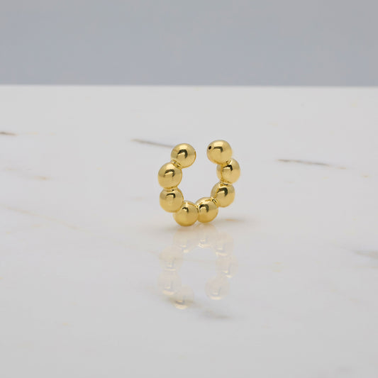 Ear cuff bubble small oro