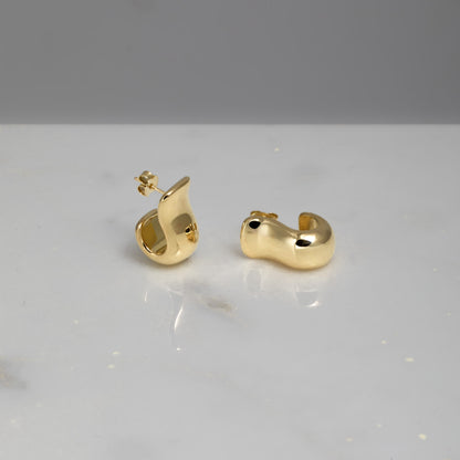 Franca Ohrringe aus 18kt vergoldetem Gold
