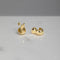 Pendientes Franca en oro de 18kt chapado