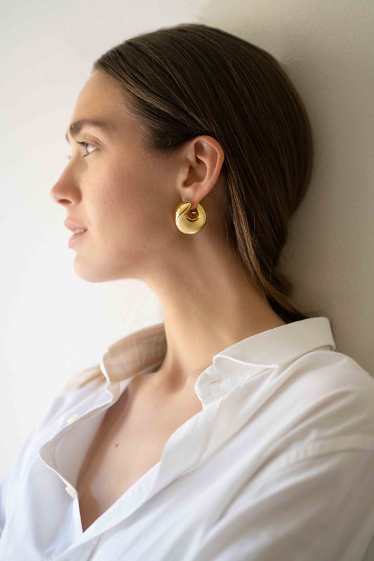 Orecchini Trivia oro placcato 18kt