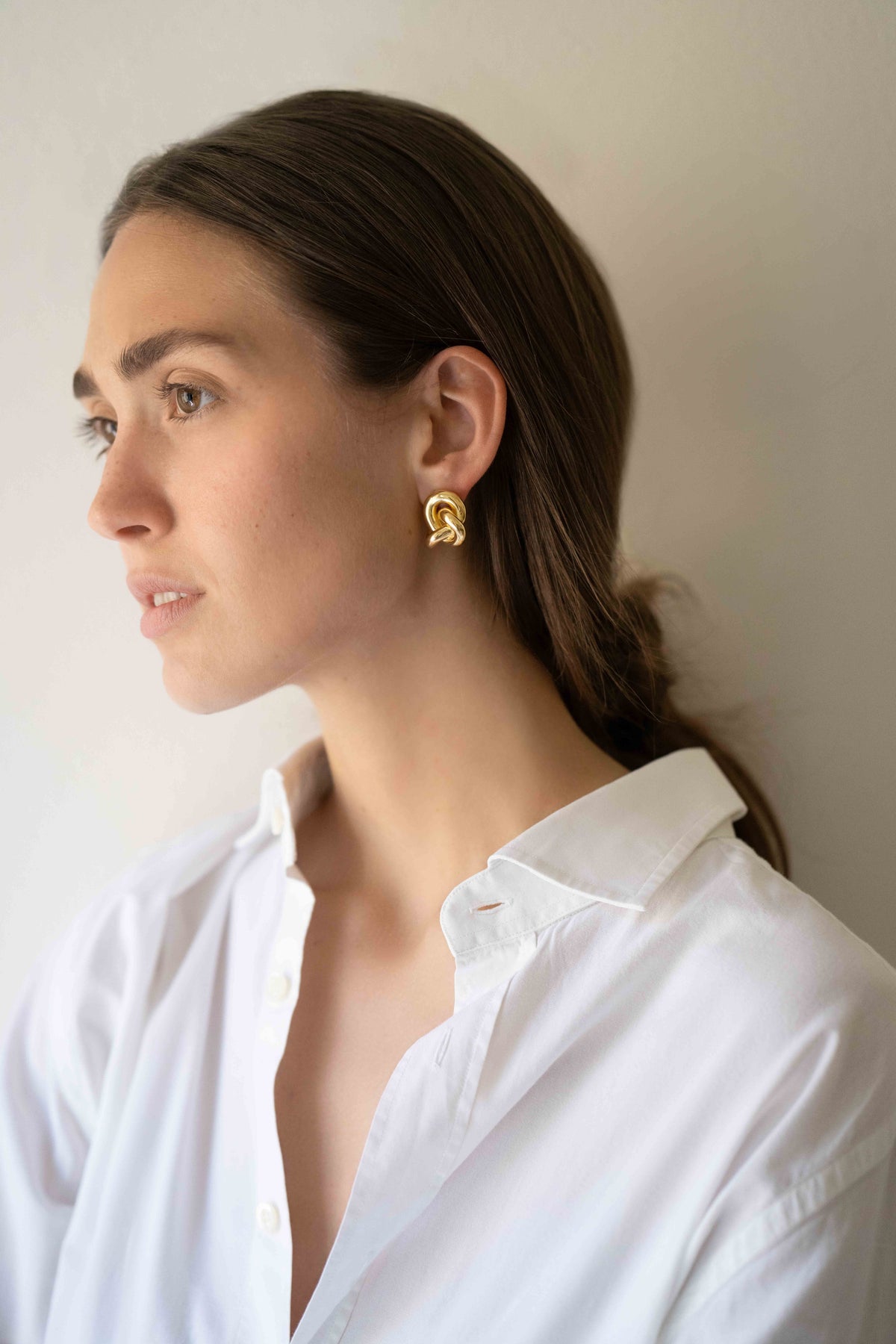 Boucles d'oreilles Ruth plaqué or 18kt