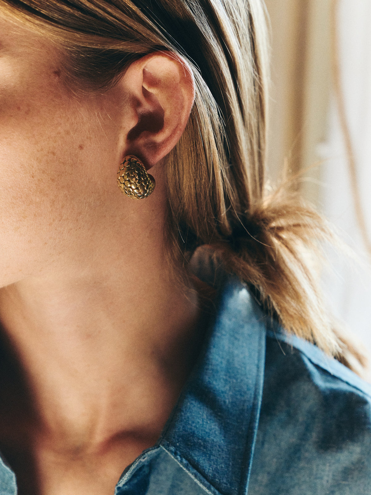 Natalie Ohrringe 18kt vergoldet