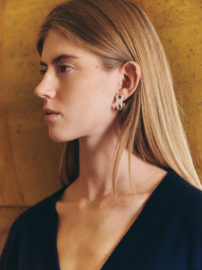 Pendientes Franca en plata 925