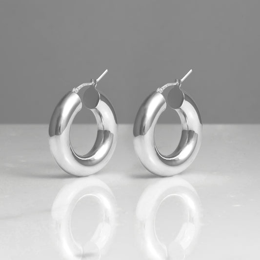 Orecchini Giglio Large Argento 925