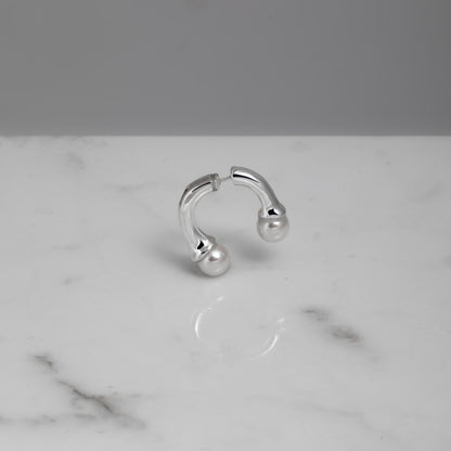 Ohrringe Lily aus 925er Silber mit Naturperlen