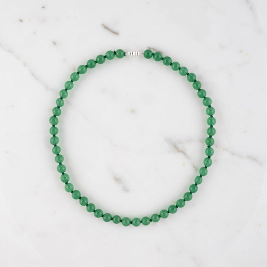 Collana Avventurina naturale verde