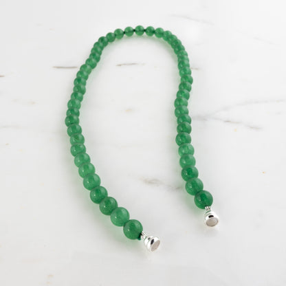 Collier Aventure marine naturelle verte