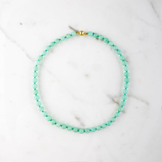 Collana Giada Turchese