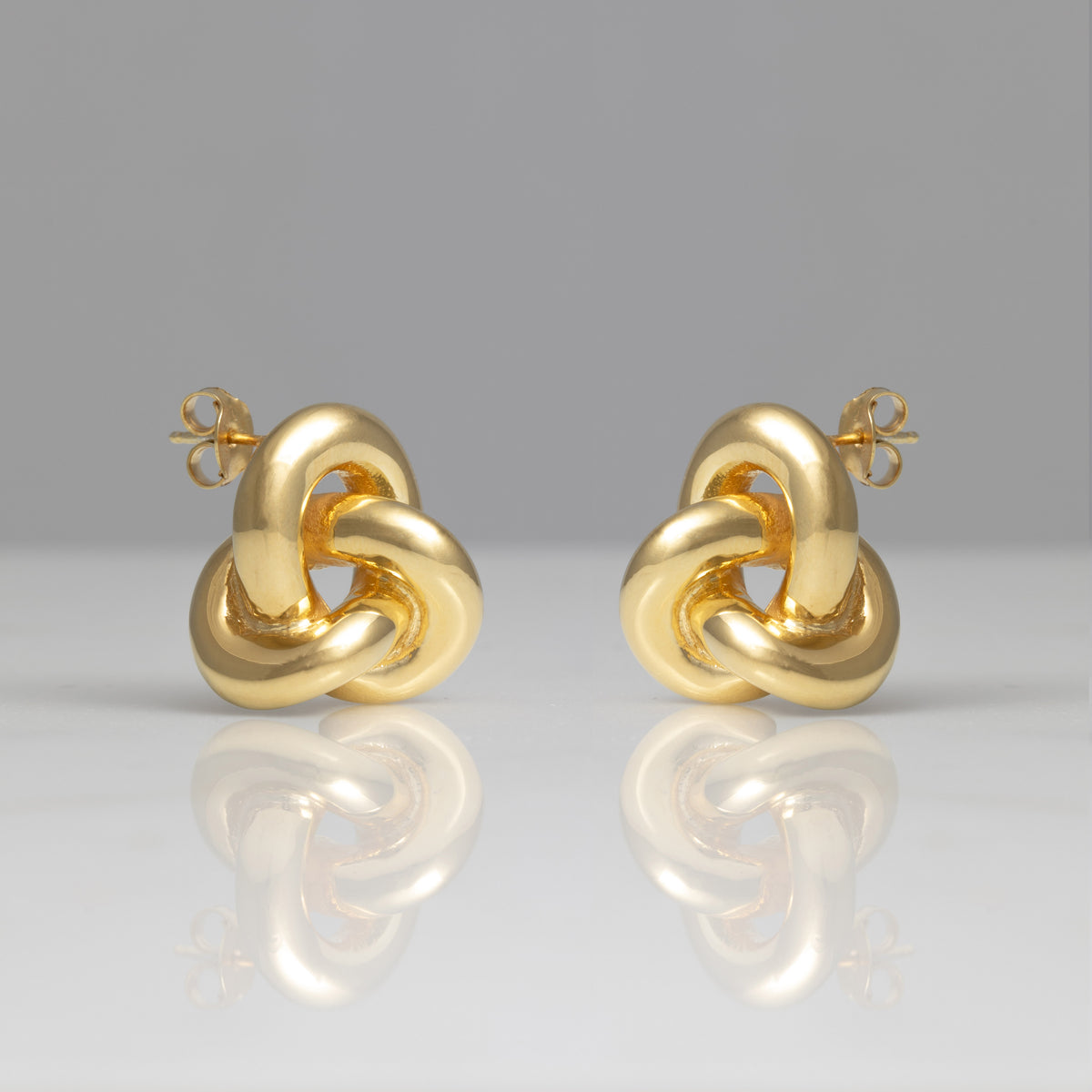 Boucles d'oreilles Ruth plaqué or 18kt