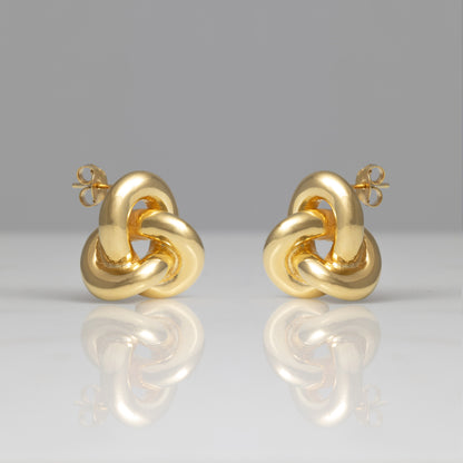 Boucles d'oreilles Ruth plaqué or 18kt