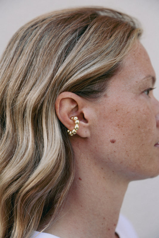 Ear cuff bubble small oro