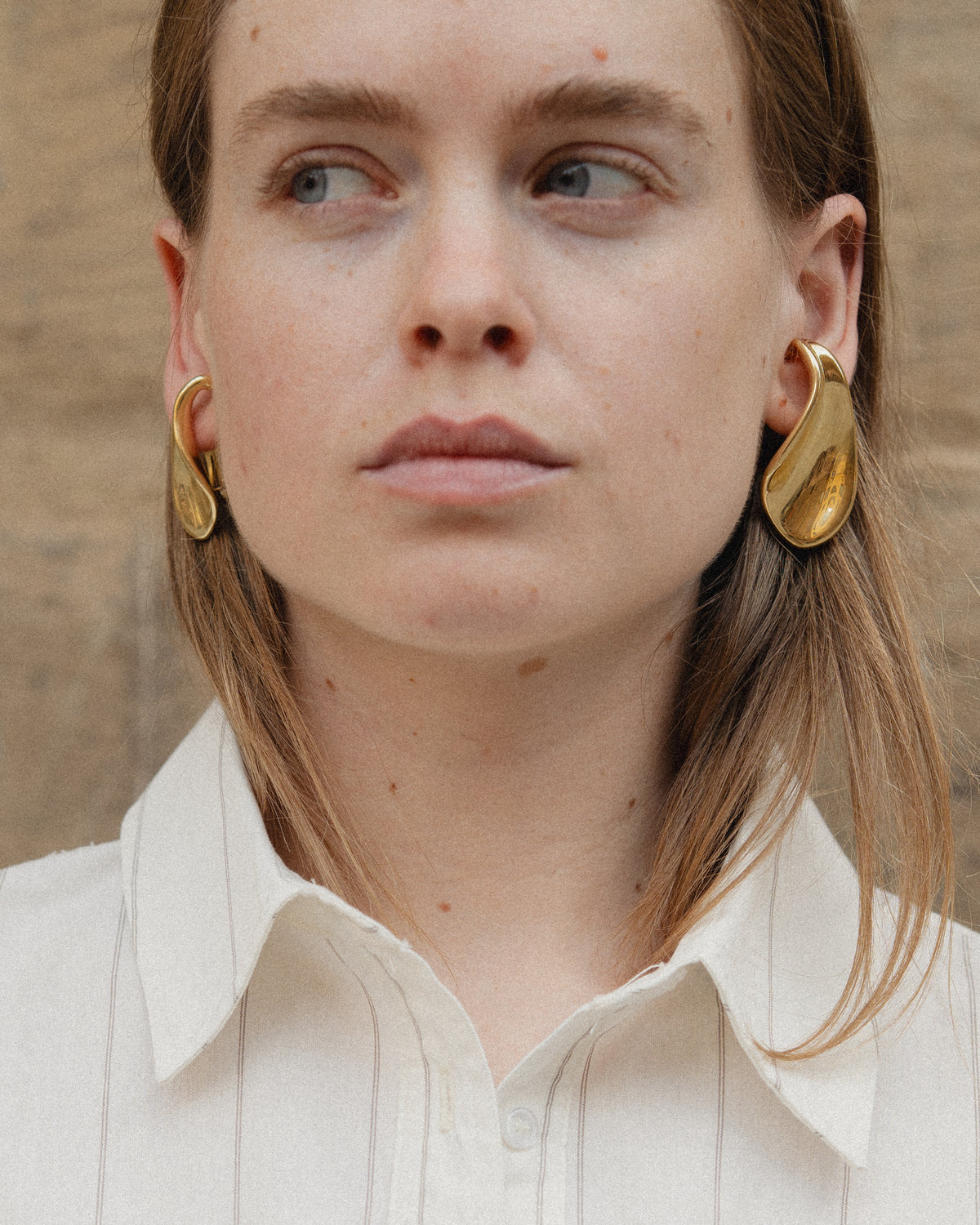 Yara earrings 18kt gold plated