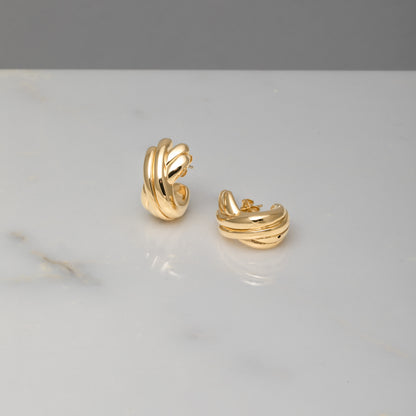 Orecchini Zaira oro 18kt placcato
